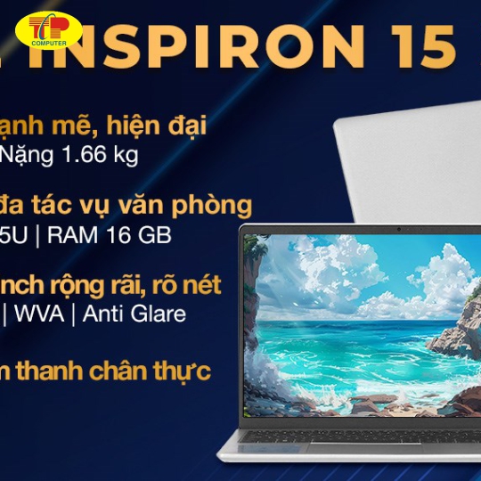 Laptop Dell Inspiron 15 3520 i5 1235U/16GB/512GB/120Hz/OfficeHS/Win11 (N5I5057W1)