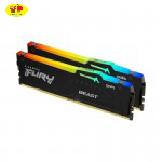 RAM Desktop KINGSTON Fury Beast RGB (KF556C40BBAK2-32) 32GB (2x16GB) DDR5 5600MHz