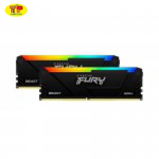 RAM Desktop KINGSTON Fury Beast RGB (KF432C16BB12AK2/32/KF432C16BB2AK2/32) 32GB (2x16GB) DDR4 3200MHz