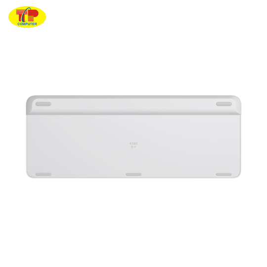 Bàn phím không dây Logitech K580 Pale Grey (USB/Bluetooth/Trắng)