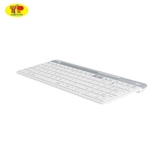 Bàn phím không dây Logitech K580 Pale Grey (USB/Bluetooth/Trắng)