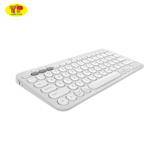 Bàn phím không dây Logitech Pebble keys 2 K380s Màu Trắng (Wireless/Bluetooth) _ 920-011754