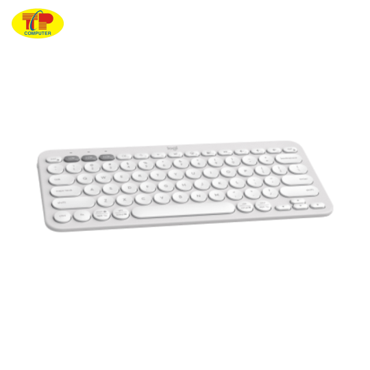 Bàn phím không dây Logitech Pebble keys 2 K380s Màu Trắng (Wireless/Bluetooth) _ 920-011754