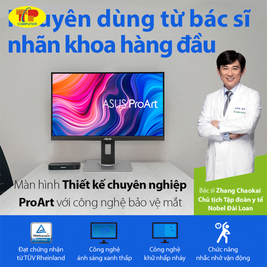 Màn hình ASUS ProArt PA248QV (24 inch/WUXGA/IPS/75Hz/5ms)