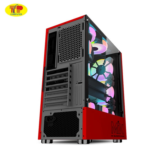 Thùng máy MIK DT03 RED LUFFY (No Fan)