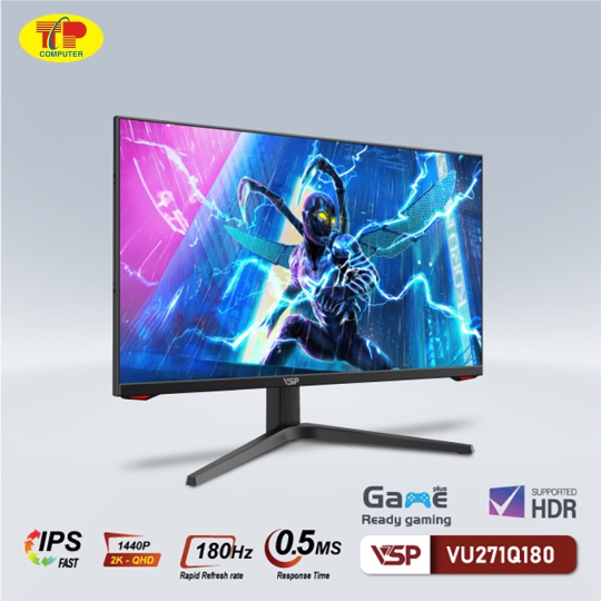 Màn hình VSP VU271Q180 (27 inch/QHD/Fast IPS/180Hz/0.5ms) 