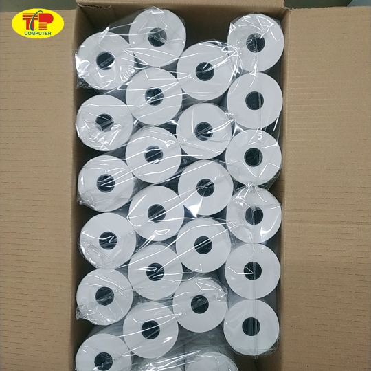giấy in nhiệt bọc bạc loại mỏng [ k80x80 mm ]