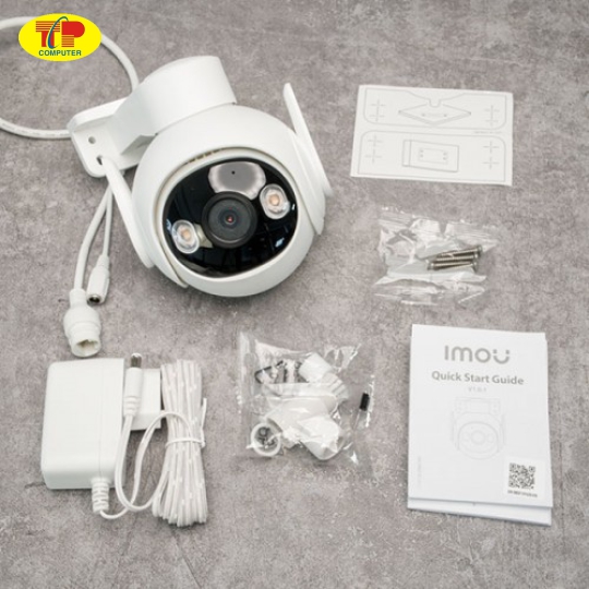 Camera IP wifi ngoài trời 5MP Full color IMOU IPC-GS7EP-5M0WE tích hợp mic và loa, phát hiện con người, cảnh báo đèn và còi 110dB