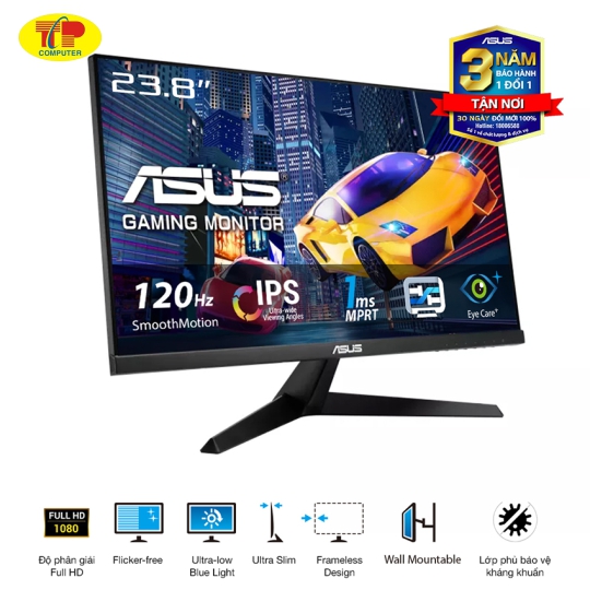 Màn hình ASUS VY279HGR (27 inch/FHD/IPS/120Hz/1ms)