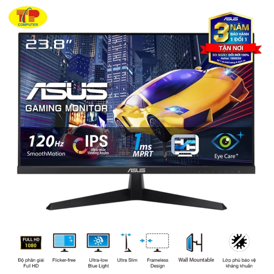 Màn hình ASUS VY279HGR (27 inch/FHD/IPS/120Hz/1ms)