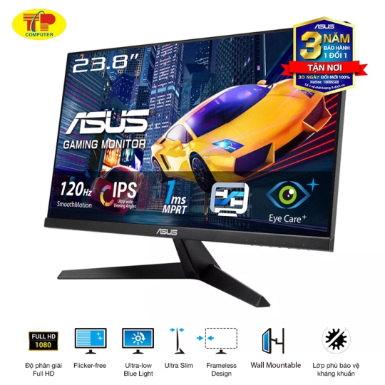 Màn hình ASUS VY279HGR (27 inch/FHD/IPS/120Hz/1ms)