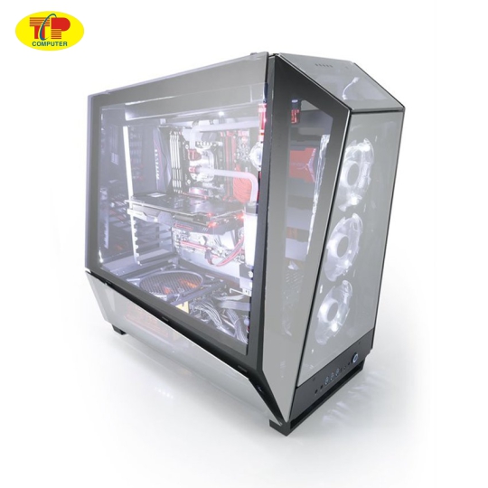 Vỏ Case In-Win Tòu 2.0 - Mirror Tempered Glass Limited Edition Full-Tower Đen/Bạc