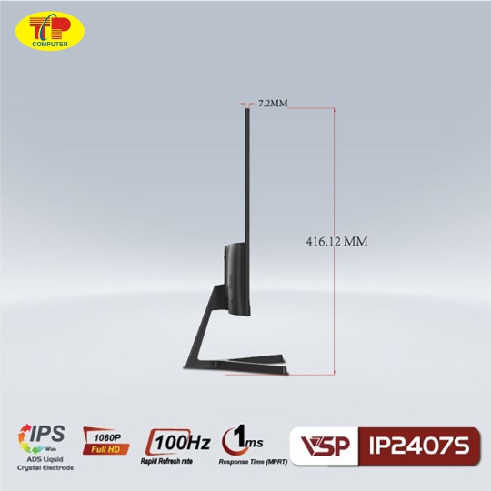 Màn hình VSP IP2407S (23.8 inch/FHD/IPS/100Hz/1ms) 