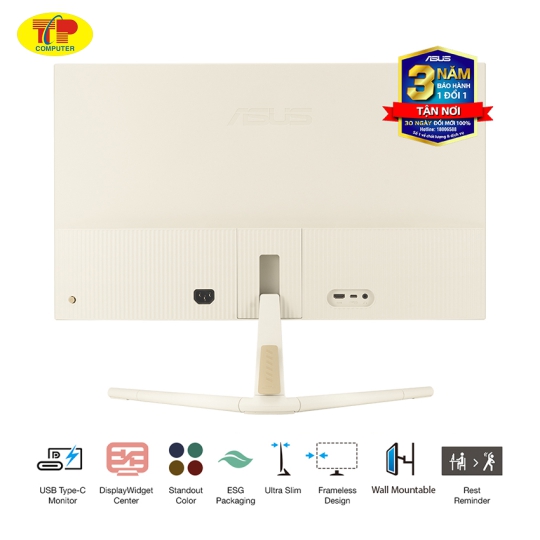 Màn hình ASUS VU279CFE-M (27 inch/FHD/IPS/100Hz/1ms/USB-C)