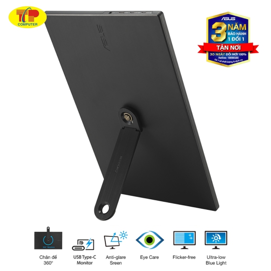  Màn hình di động ASUS ZenScreen MB169CK (15.6 inch/FHD/IPS/60Hz/5ms)