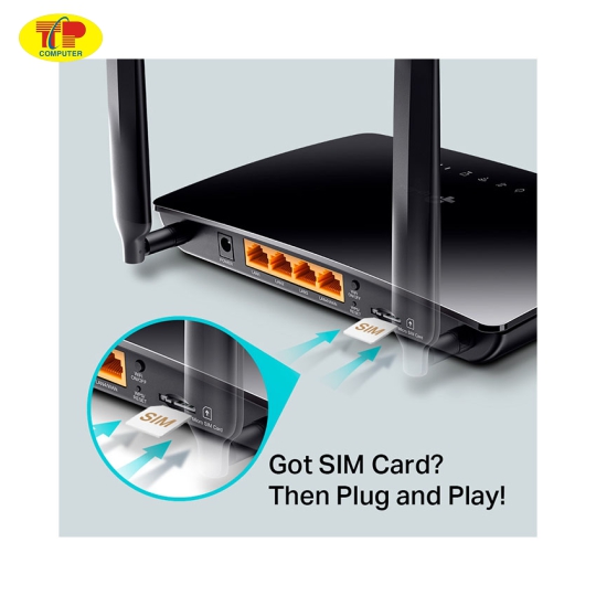 Bộ phát wifi 4G TP-Link MR200 Wireless AC750