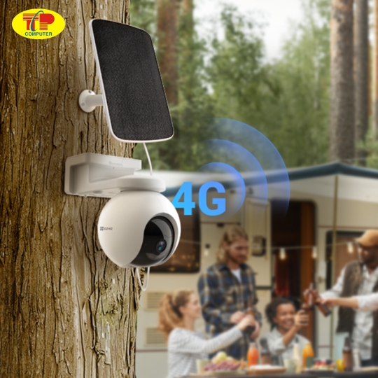 Camera EZVIZ CS-EB8 (3MP/Có khe Sim 4G/Hỗ trợ Pin năng lượng mặt trời)