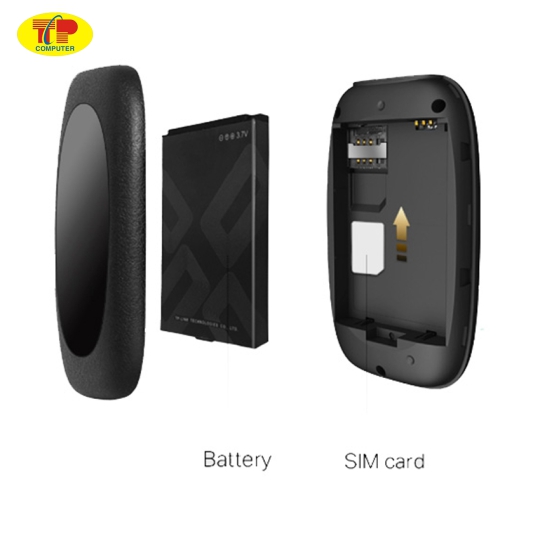 Bộ phát Wifi di động 4G TP-Link M7000 (4G LTE/ Ăng-ten ngầm/ Khe Sim 4G/ 10 User)