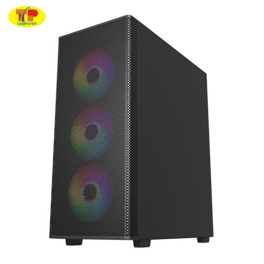 Vỏ Case MIK AION BLACK 3FA (ATX/Mid Tower/Màu Đen/3Fan ARGB)