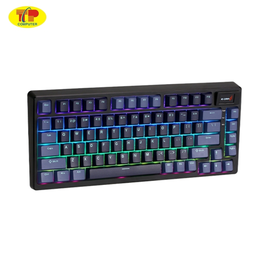 Bàn Phím Cơ Gaming Edra Ek375 Pro Alpha Red Switch (Usb/Bluetooth/2.4Ghz)