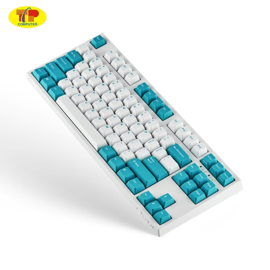 Bàn phím cơ LEOPOLD FC750RBT White Mint Red Switch (Kết nối USB C + Bluetooth 5.1)