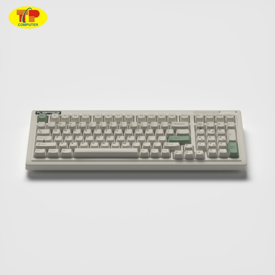 Bàn phím cơ FL-Esports OG98 Classic White 3 mode Kailh Coolmint V2 switch Led RGB (USB Type-C, 2.4G, Bluetooth)
