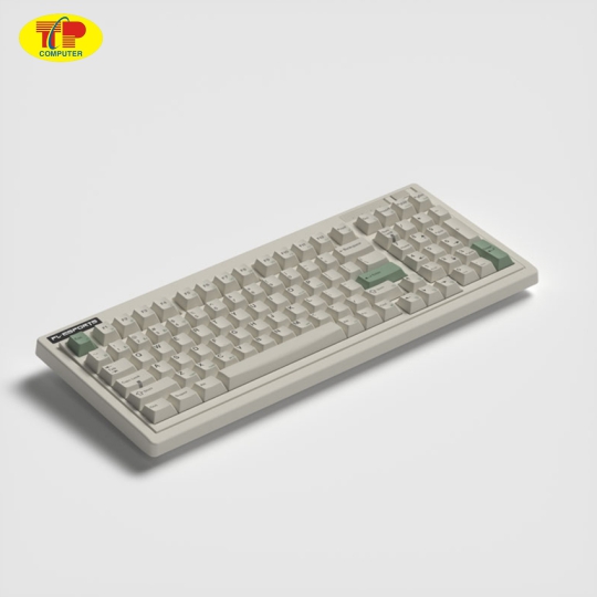 Bàn phím cơ FL-Esports OG98 Classic White 3 mode Kailh Coolmint V2 switch Led RGB (USB Type-C, 2.4G, Bluetooth)