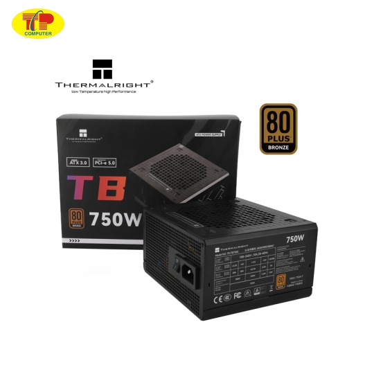 Nguồn THERMALRIGHT TR-TB750S 750W (80Plus Bronze/Màu đen)