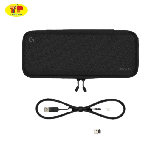 Bàn phím cơ Logitech Pro X 60 Lightspeed Wireless White (Wireless 2.4Ghz/Bluetooth/USB/GX Optical Tactile/RGB)