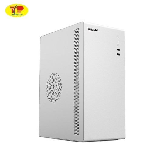 Vỏ Case máy tính HACOM BUSINESS V3 - Trắng (mATX/Mid Tower/USB 3.0)