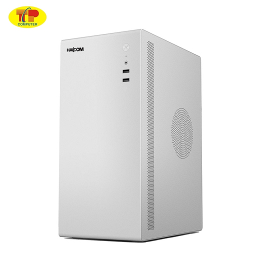 Vỏ Case máy tính HACOM BUSINESS V3 - Trắng (mATX/Mid Tower/USB 3.0)
