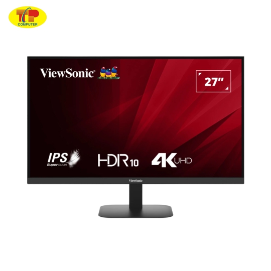 Hình ảnh chụp sản phẩm Video sản phẩm Thông số kỹ thuật Màn hình ViewSonic VA2708-4K-MHD (27 inch/UHD/IPS/60Hz/1ms/loa)