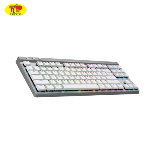 Bàn phím cơ Logitech G515 LightSpeed TKL Wireless White