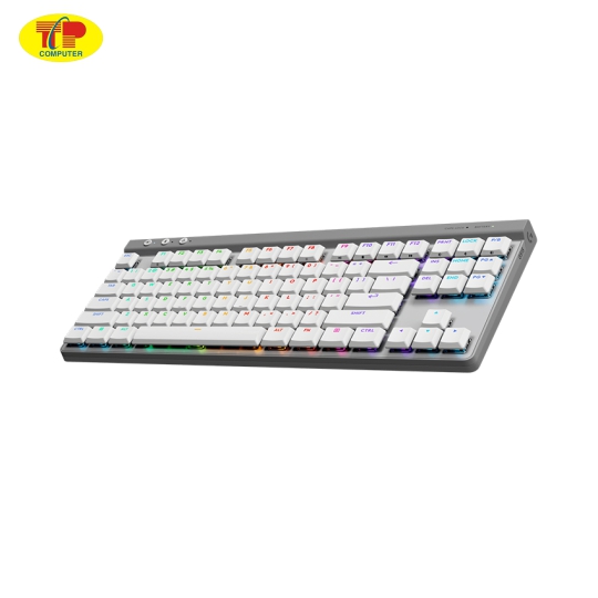 Bàn phím cơ Logitech G515 LightSpeed TKL Wireless White