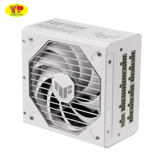 Nguồn Asus TUF Gaming 1000G WHITE - 1000W ( ATX3.0/Pci Gen 5.0 /80 Plus Gold/Full Modular)