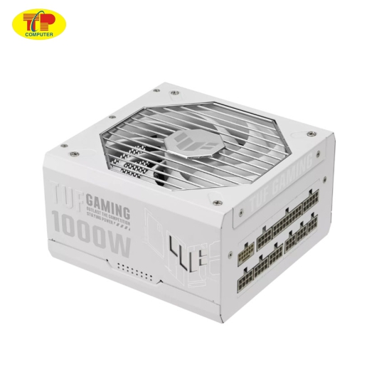 Nguồn Asus TUF Gaming 1000G WHITE - 1000W ( ATX3.0/Pci Gen 5.0 /80 Plus Gold/Full Modular)