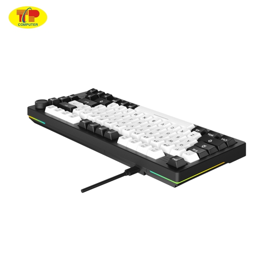 Bàn phím cơ Dareu EK75 White Black_Dream switch (Keycap PBT)