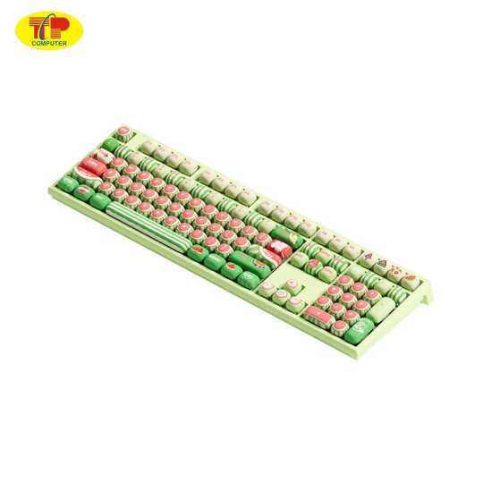 Bàn phím MonsGeek MG108B Watermelon (Multi-modes / RGB / Hotswap)