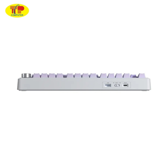 Bàn phím cơ gaming AULA F75/F75 Pro (3 Mode/ Trắng + Tím Gradient/ Star Vector switch)