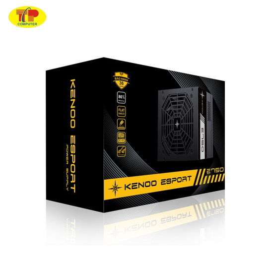 Nguồn KENOO ESPORT E750 - 750W (Dây dẹt)