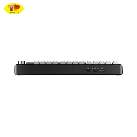 Bàn phím cơ gaming AULA F75 Max (3 Mode/ Xám Đen Gradient/ Reaper switch)