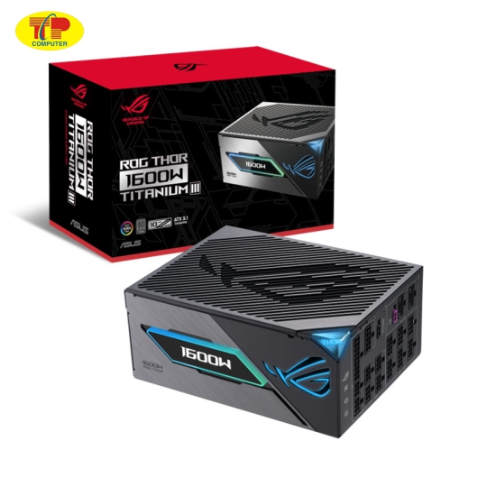 Nguồn ASUS ROG THOR 1600W Titanium III - 1600W (80 Plus Titanium/ATX3.1/PCIE5.1)
