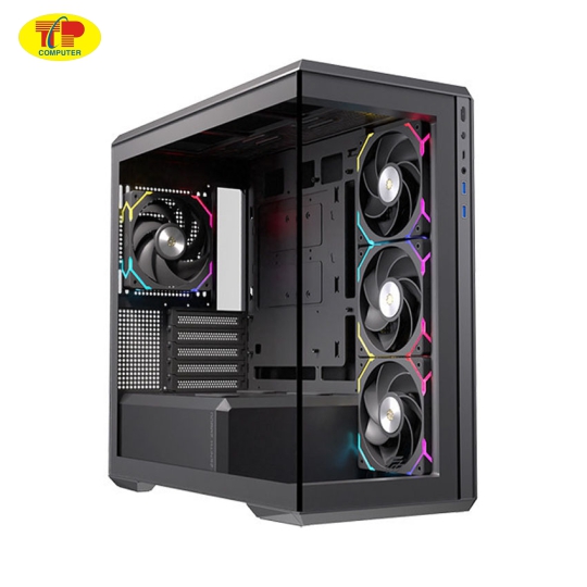 Vỏ Case EINAREX ZM800 RGB Black (ATX/4 fan RGB)