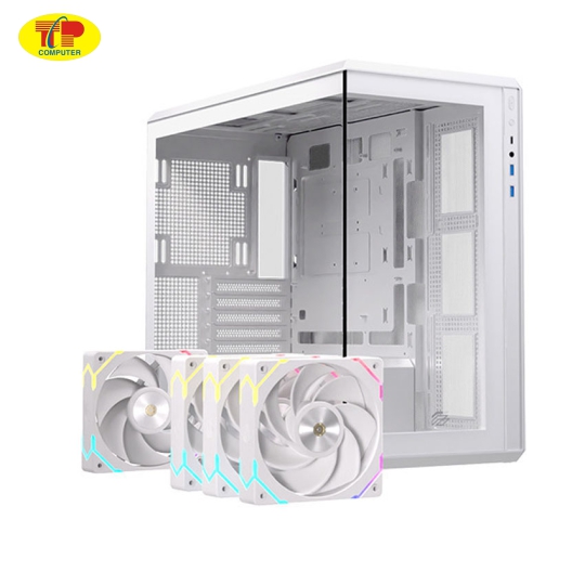  Vỏ Case EINAREX ZM800 RGB White (ATX/4 fan RGB)