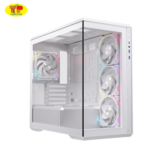  Vỏ Case EINAREX ZM800 RGB White (ATX/4 fan RGB)