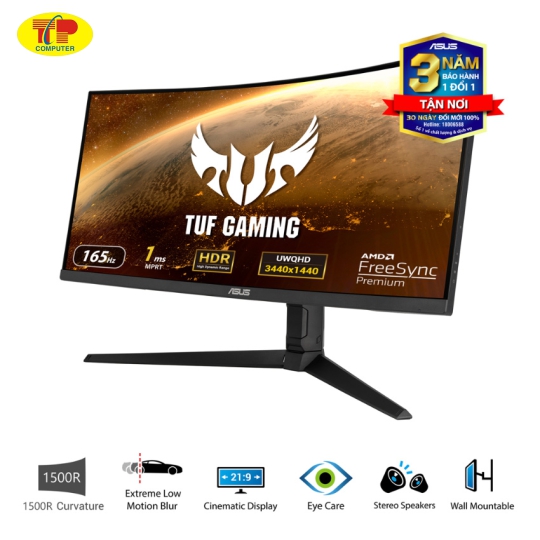 Màn hình ASUS TUF VG34VQL3A (34 inch/WQHD/VA/180Hz/1ms/loa/cong)