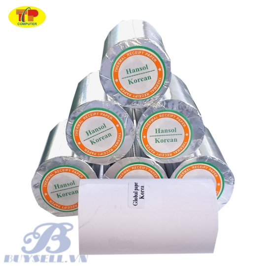 Giấy in nhiệt tính tiền k80x45mm [ LOẠI MỎNG ]