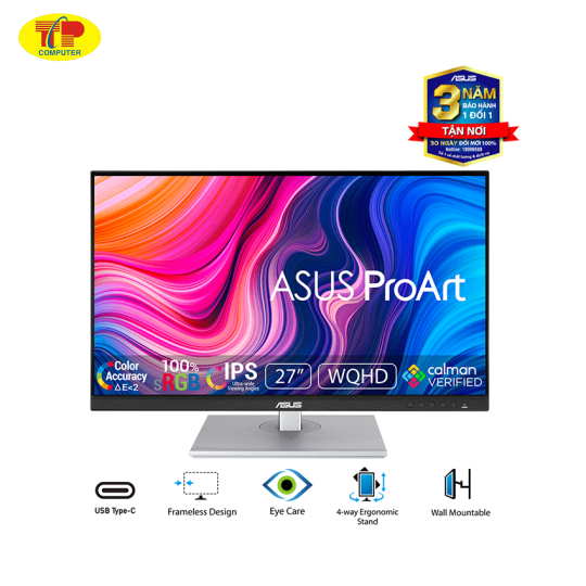 Màn hình ASUS ProArt PA278CV (27 inch/WQHD/IPS/75Hz/5ms)