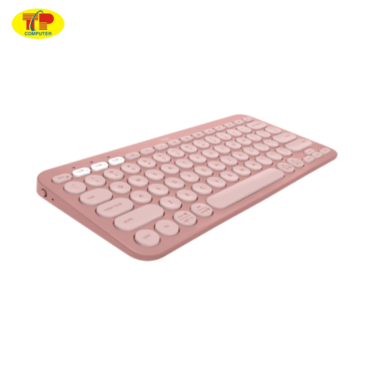 Bàn phím không dây Logitech Pebble keys 2 K380s Màu Hồng (Wireless/Bluetooth) _ 920-011755