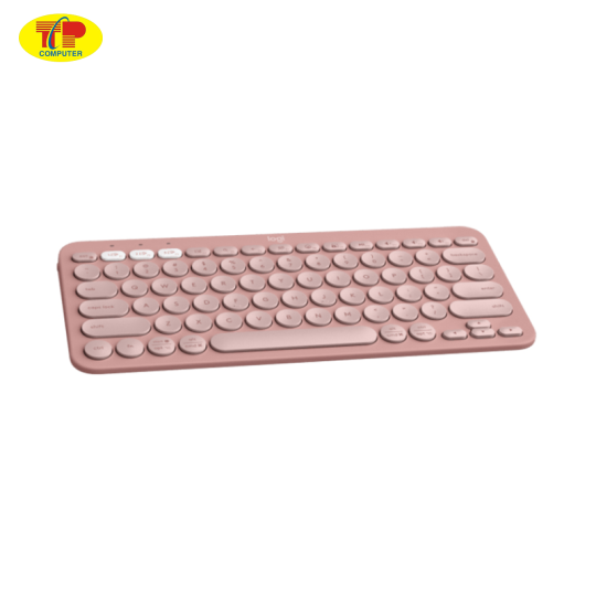 Bàn phím không dây Logitech Pebble keys 2 K380s Màu Hồng (Wireless/Bluetooth) _ 920-011755